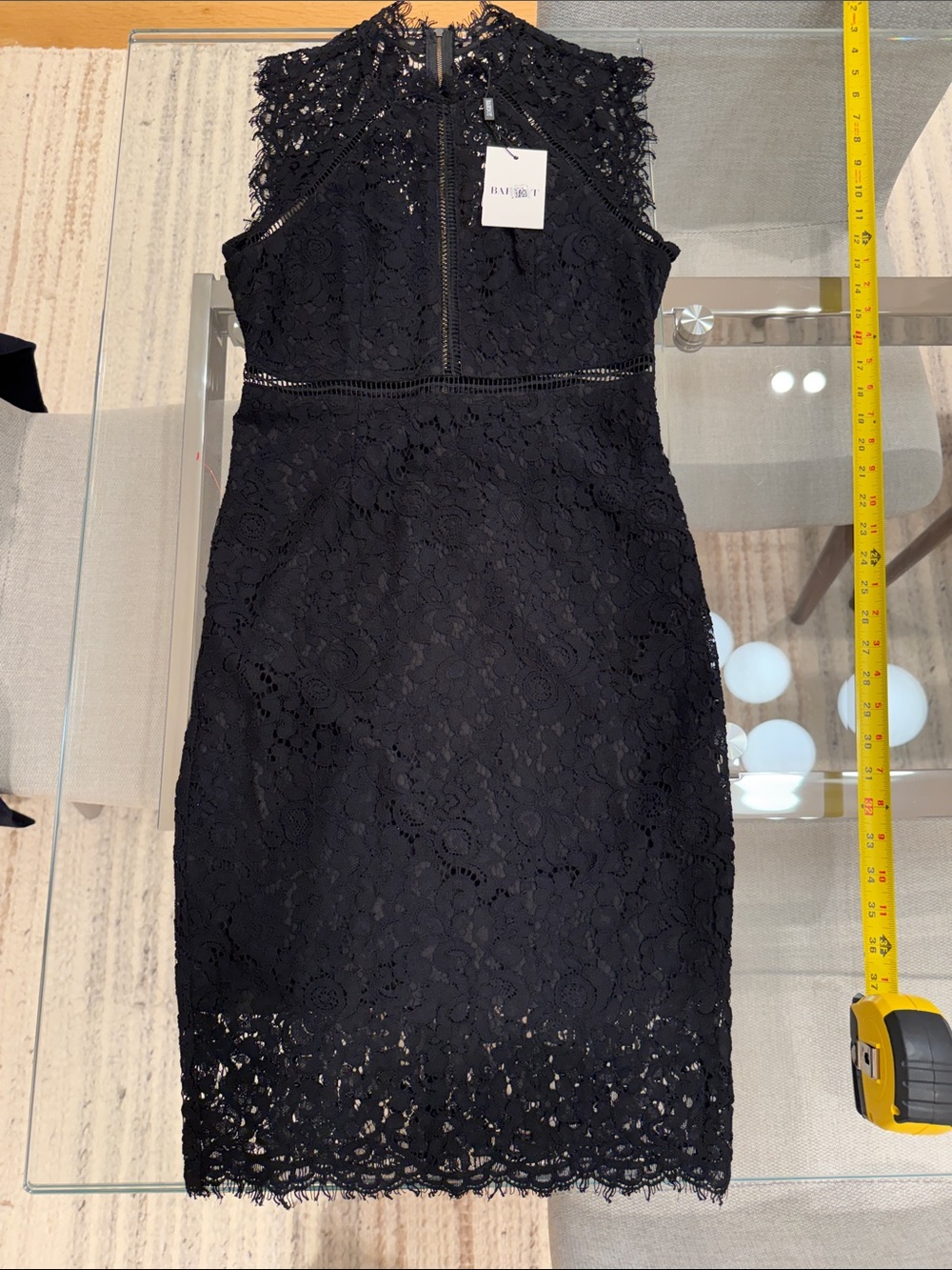 Bardot Black Lace Dress NWT